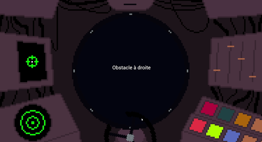 Tutoriel pour éviter les obstacles grâce au volant.